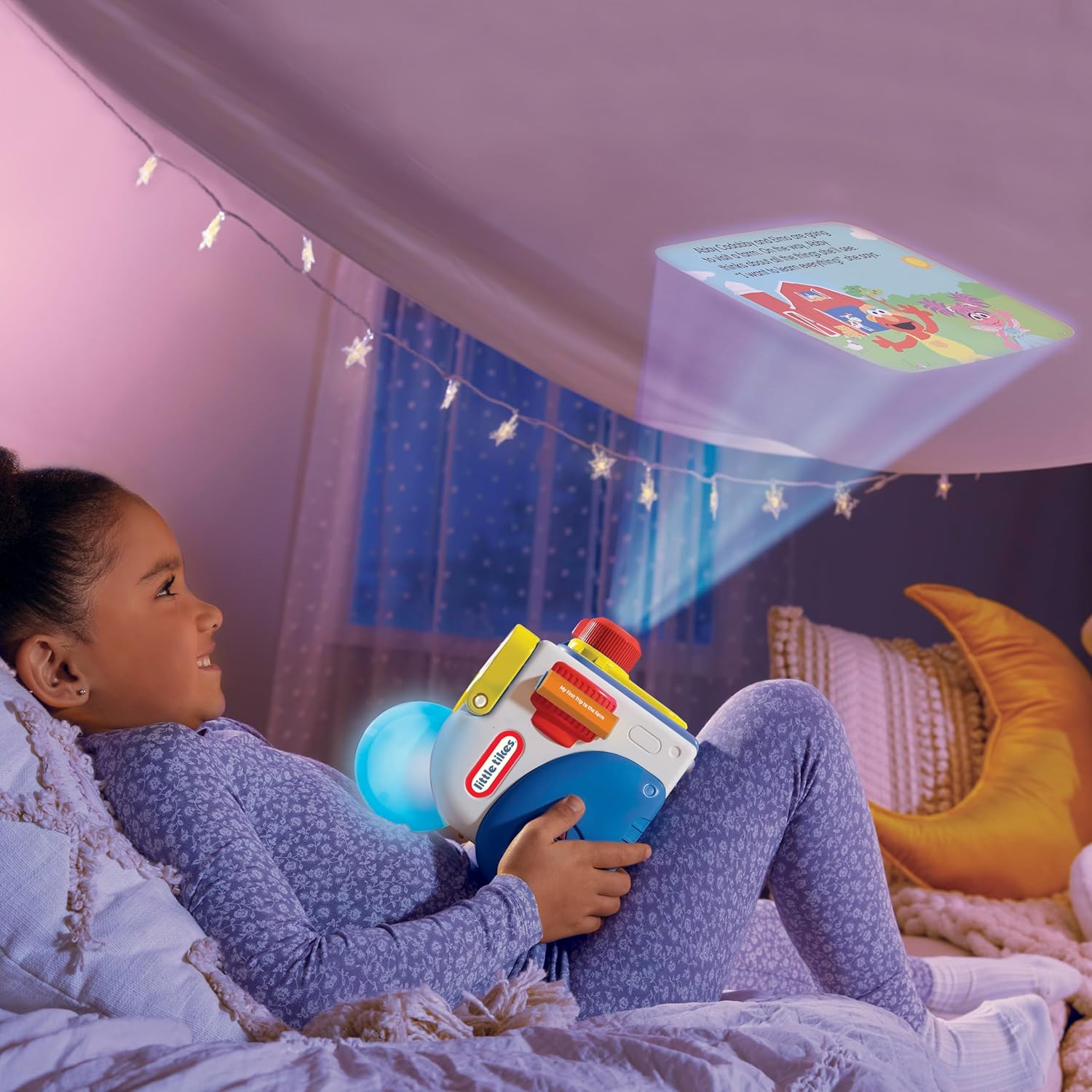 Story Dream Machine Sesame Street Elmo & Friends Story Collection, Storytime, Books, Audio Play Character, Toy Gift for Toddlers and Kids Girls Boys Ages 3+ Years