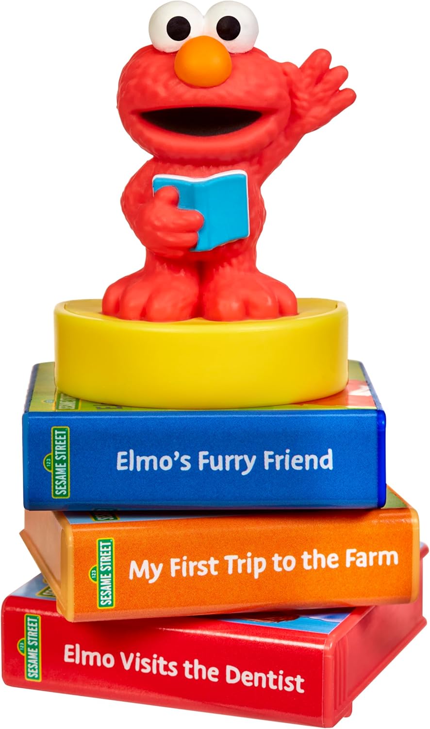 Story Dream Machine Sesame Street Elmo & Friends Story Collection, Storytime, Books, Audio Play Character, Toy Gift for Toddlers and Kids Girls Boys Ages 3+ Years